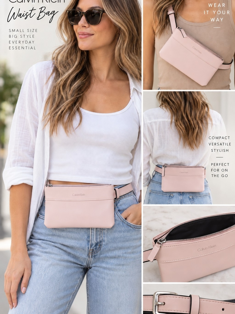 Calvin Klein Waist Bag Pink Waist Bag NWT